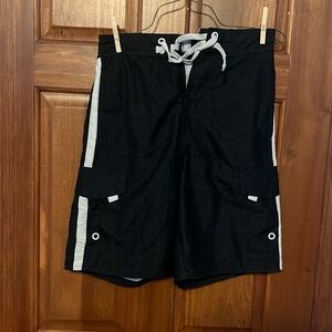 Men’s Black Swim Trunks